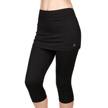 
                        
                          Load image into Gallery viewer, Sofibella Abaza WMNS Tennis Skirt w/Capri Leggings - Black/2X
                        
                       - 1