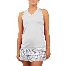 
                        
                          Load image into Gallery viewer, Sofibella UV Colors Racerback Wmns Tennis Tank Top - White/1X
                        
                       - 18