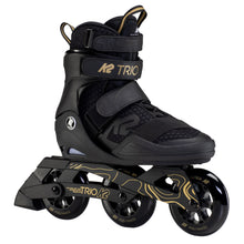 
                        
                          Load image into Gallery viewer, K2 Trio 110 Mens Urban Inline Skates - Black/Gold/13.0
                        
                       - 1