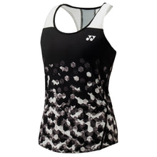 
                        
                          Load image into Gallery viewer, Yonex New York Womens Tennis Tank Top - Black/L
                        
                       - 1