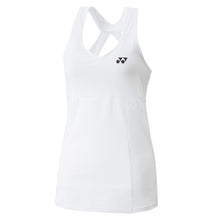 
                        
                          Load image into Gallery viewer, Yonex Paris Womens Tennis Tank Top - White/XL
                        
                       - 2