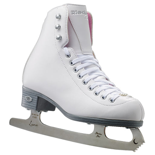 Riedell Pearl 114 Womens Figure Skates - 10.0/White/M