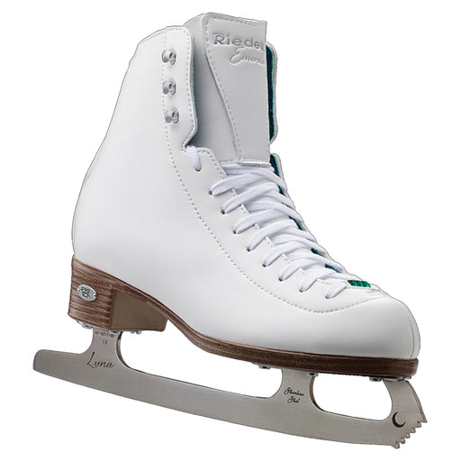 Riedell Emerald 119 Womens Figure Skates - 10.0/White/M