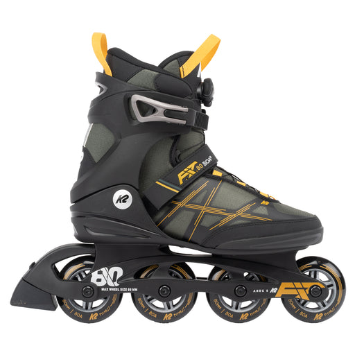 K2 F.I.T. 80 Boa Gray Mens Inline Skates