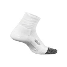 
                        
                          Load image into Gallery viewer, Feetures Elite Light Cushion Unisex Quarter Socks - WHITE 158/XL
                        
                       - 3