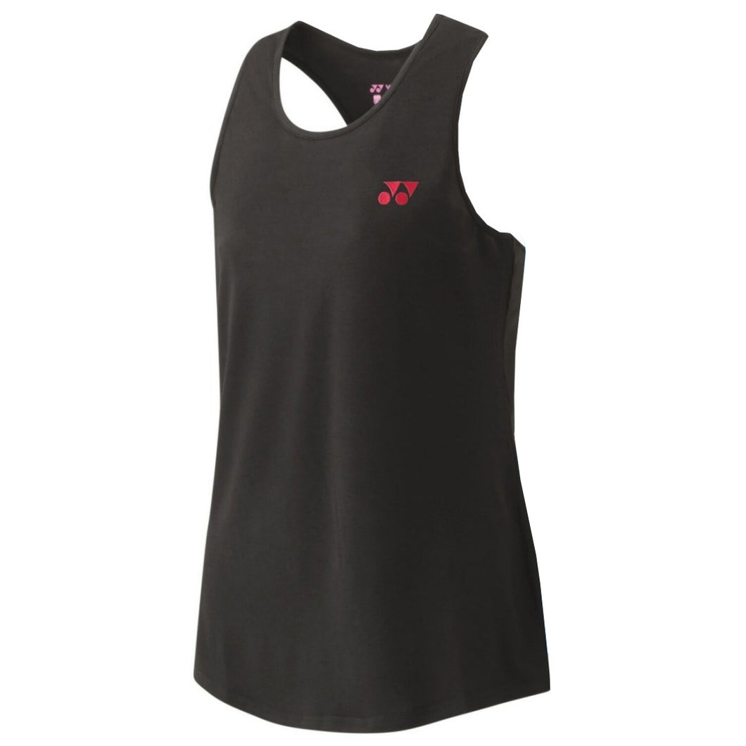 Yonex Practice Womens Tennis Tank Top - Black Bk/L