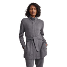 
                        
                          Load image into Gallery viewer, Varley Anset Womens Wrap Jacket - Charcoal Marl/M
                        
                       - 3