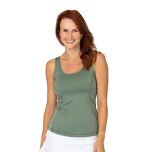 
                        
                          Load image into Gallery viewer, Sofibella UV Colors X Womens Tennis Tank - Army/XL
                        
                       - 5