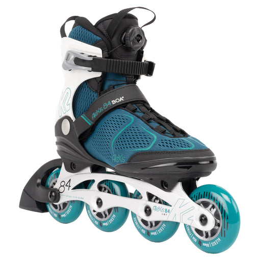 K2 Alexis 84 Boa Teal Womens Inline Skates 29852 - Teal/White/9.5