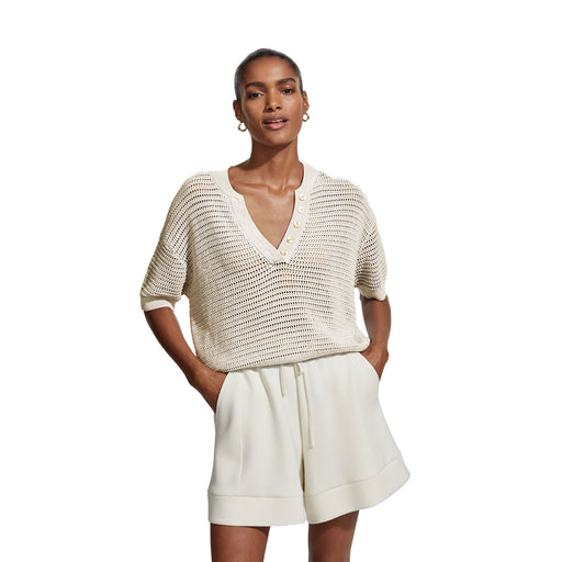 Varley Callie Womens Knit Top - Egret/L