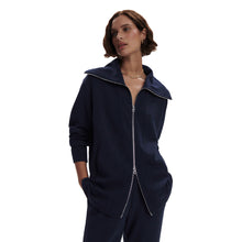 
                        
                          Load image into Gallery viewer, Varley Raleigh Womens Zip Through Jacket - Navy/M
                        
                       - 3