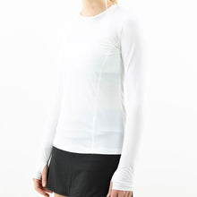 
                        
                          Load image into Gallery viewer, FILA UV Blocker Womens Long Sleeve Tennis Shirt - WHITE 100/XXL
                        
                       - 5