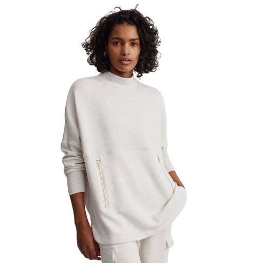 Varley Bay Sweat Womens Sweater - Ivory Marl/L