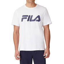 
                        
                          Load image into Gallery viewer, FILA Classic Crew Logo Mens T-Shirt - WHITE 101/XXL
                        
                       - 2