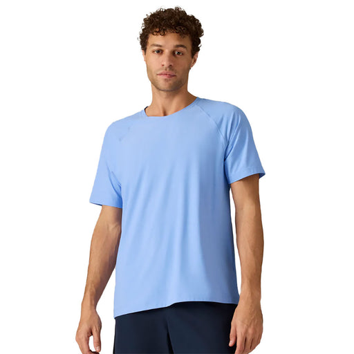 Rhone Reign Short Sleeve Mens Crew Neck - Blue Mist Hthr/XXL