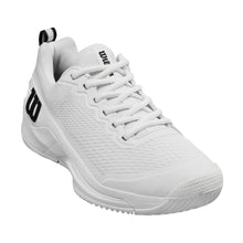 
                        
                          Load image into Gallery viewer, Wilson Rush Pro 4.5 Wide Toe Box Mens Tennis Shoes - White/Black/Wide Toe Box/13.0
                        
                       - 1