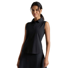 
                        
                          Load image into Gallery viewer, Rhone Course to Court Sleeveless Womens Golf Polo - Black/XL
                        
                       - 1