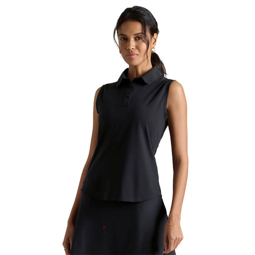 Rhone Course to Court Sleeveless Womens Golf Polo - Black/XL