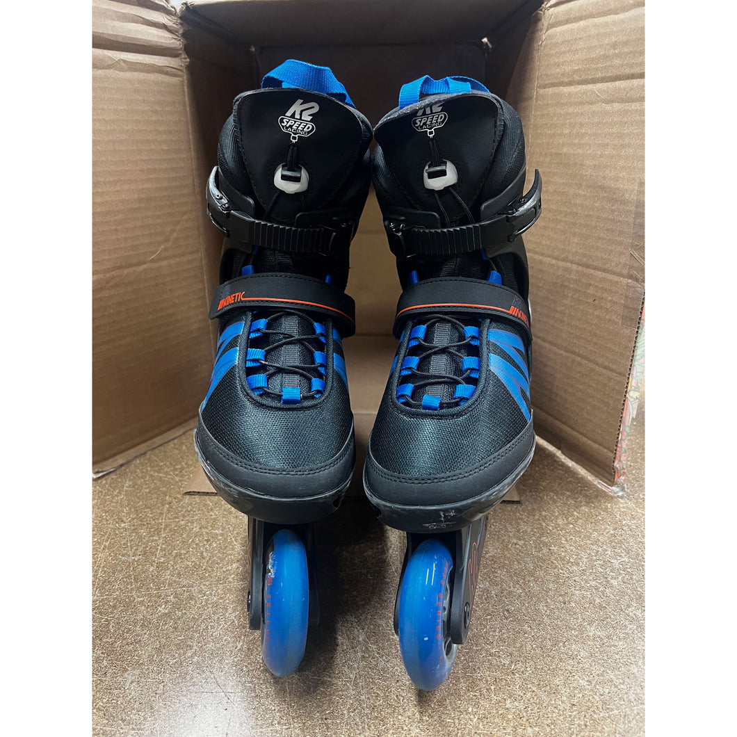 K2 Kinetic 80 Pro Mens Inline Skates 33067 - Blue/Red/8.0