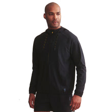 
                        
                          Load image into Gallery viewer, Rhone Invictus Ripstop Mens Tennis Anorak - Black/L
                        
                       - 1