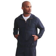 
                        
                          Load image into Gallery viewer, Rhone Invictus Ripstop Mens Tennis Anorak - True Navy/L
                        
                       - 3