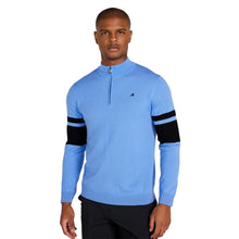 
                        
                          Load image into Gallery viewer, Redvanly Stayner Merino Mens Quarter-Zip - Bleu/XXL
                        
                       - 1