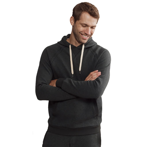 Rhone Heritage Midweight Mens Hoodie - Black Heather/XL