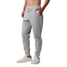 
                        
                          Load image into Gallery viewer, Rhone Heritage Midweight Mens Sweatpants - Hthr Gray/Black/L
                        
                       - 3