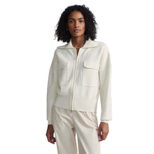 
                        
                          Load image into Gallery viewer, Varley Felise Relaxed Knit Womens Jacket - Egret/L
                        
                       - 1