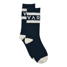 
                        
                          Load image into Gallery viewer, Varley Spencer Womens Socks - Black/Egret/S/M
                        
                       - 1